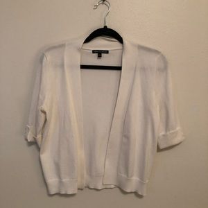 White Shrug Cardigan